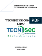 Protocolo de Bioseguridad COVID - 19 PDF