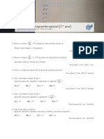 Potencias de Expoente Natural (7.o Ano)