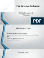 Fire Sprinkler Contractor: BIM Collaboration & Validation