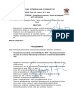 3.consistencia Normal y Tiempo de Fraguado