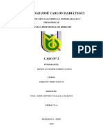 Derecho Tributario Ii Caso N 02 Sede Moquegua PDF