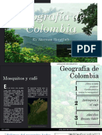 Geografía de Colombia: Análisis de mosquitos, café y poblaciones