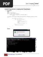 Download contoh-program-java-looping by wsarastiti SN48620005 doc pdf