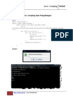Contoh Program Java Looping