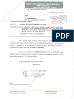 N° 035-2020-MPP-A. APROBACION DE ING.DE RESIDENTE DE OBRA