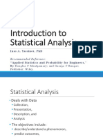 Introduction to Statistical Analysis Techniques
