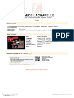 Claude Lachapelle: About The Artist