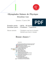 SwissPhO, Tour Preliminaire 2018 PDF