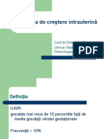 Restrictia de Crestere Intrauterina