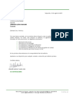 F 107 Carta Solicitud Documentos Revision Documental NCH 2909 Rev01 Rev 03