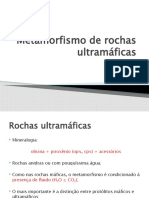 Aulas 9 Metamorfismo de Rochas Ultramáficas e Carbonáticas