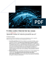 Articulo 5 mitos sobre Internet de las cosas