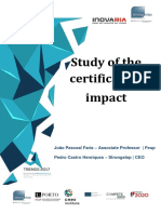 Study of The Certification Impact