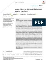 Crop Identity and Memory Effects On Aboveground Arthropods in A Long Term Crop Rotation Experiment PDF