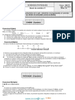 Devoir de Contrôle N°1 - Sciences Physiques - 3ème Technique (2014-2015) MR Foued Bahlous