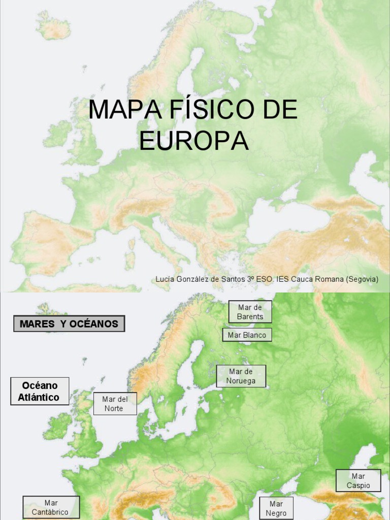 Orografía de Europa para Tercer Grado de Secundaria, image size:768x1024