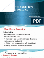 SHOULDER AND ELBOW ORTHOPEDICS