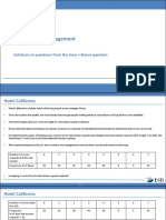 Supply Chain Management: Solutions To Questions From The Class + Bonus Question