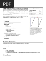 General Shear Stress Other Forms