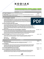 Series II Option Selection Sheet PDF