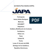 Tarea 7 de Analisis y Modificacion de La Conducta