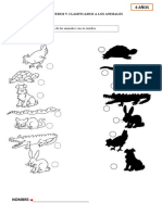 Clasifica animales salvajes y domésticos