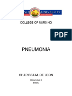 Pneumonia: College of Nursing