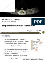 Simple Harmonic Motion and Elasticity