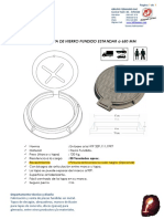 Ficha Tecnica de Buzon Desague de 120 KG 6o Diametro PDF