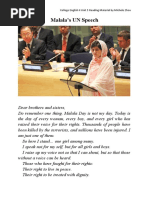 I Am Malala Young Readers Edition | PDF | Poetry