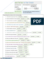 Present Perfect Past Simple PDF