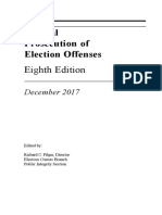Federal Prosecution Guide for Election Crimes