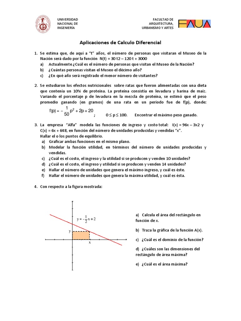 Aplicaciones De Calculo Diferencial Pdf Bienestar Medicina