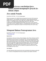 Download Java untuk Pemula by agoest_nothings SN48622489 doc pdf