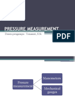 Pressure Measurement: Dosen Pengampu: Yanasari, S.Si