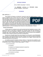 Petitioner Vs Vs Respondents: Second Division