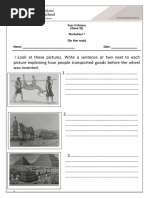 Year 5 History Worksheet 3