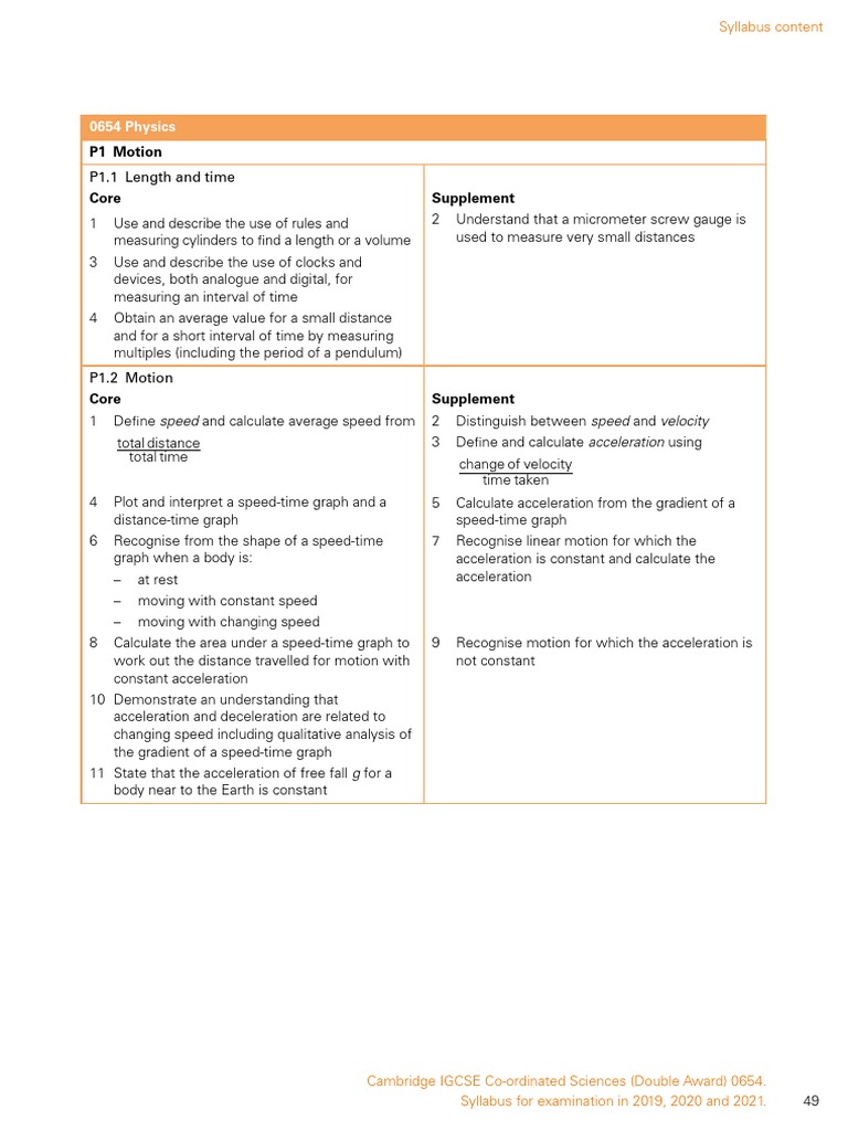IGCSE Coordinated Science Syllabus 0654 | PDF | Radioactive Decay ...