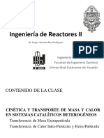 Cinética y Transporte en Sistemas Catalíticos Heterogéneos - Transporte Extrapartícula - p1