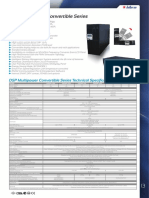 DSP Multipower Convertible Series Technical Specifications