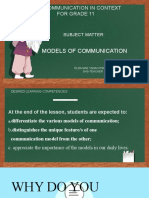 Oral Communication in Context For Grade 11