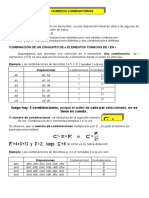 NÚMEROS COMBINATORIOS Ciclo Pre