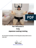 Japanese Cooking Bootcamp - Tokuyama Training Ebook 3 10 19 PDF