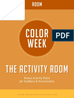 Color Week: The Activity Room