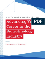 Advancing Your Career in The Biotechnology Industry: A Guide To What You Should Know