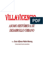 Villavicencio Asomo Historico A Su Desarrollo Urbano