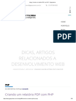 Artigo - Criando Um Relatório PDF Com PHP - Gigasystems