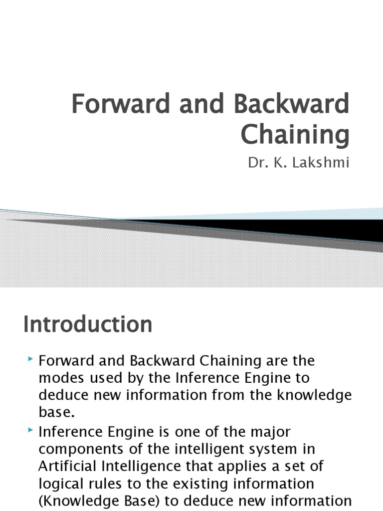 08 - Forward and Backward Chaining | PDF | Reasoning | Artificial ...
