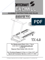 Sportcraft TX4.9 Manual PDF