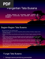 Pengertian Tata Busana Pdf